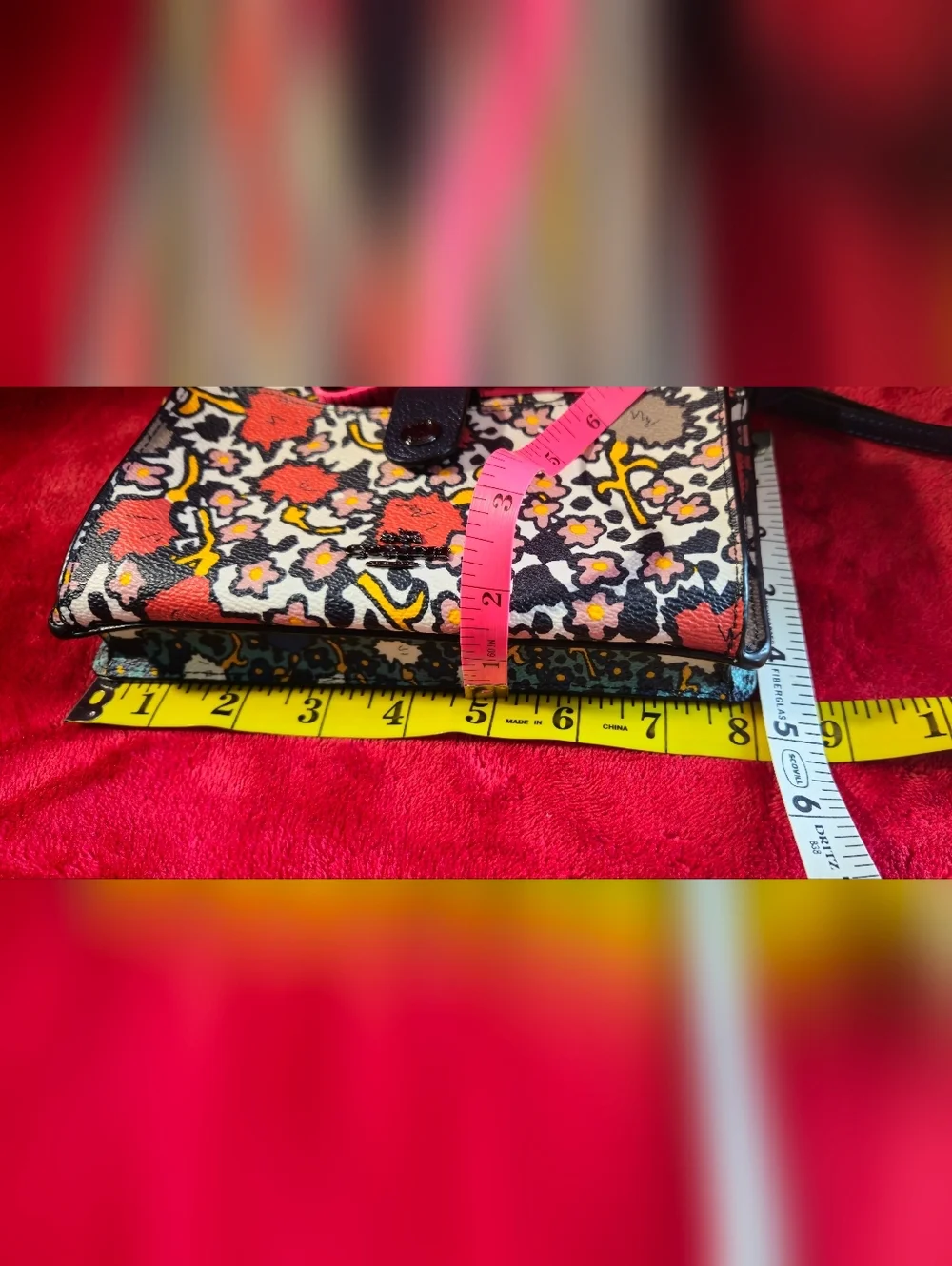 Coach Floral Multicolor Pop-Up Messenger Crossbody Bag